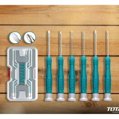 Bộ Tô Vít Điện Tử 6 Chi Tiết Total THT250PS0601 - Dụng Cụ Tiện Ích Nghề Nghiệp Chất Lượng Cao, Thiết Kế Tiện Dụng