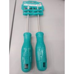 Bộ tua vít dẹp và bake 2 chi tiết Total - Tay cầm thiết kế mới, chất liệu thép 40Cr, tiện lợi cho sửa chữa gia đình
