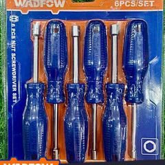 Bộ 6 Tua Vít Đầu Lục Giác WSS24T6 - Dụng Cụ Vặn Ốc Chất Lượng, Thiết Kế Mới, Kích Thước 5-10mm, Thân Tròn, Đóng Gói Vỉ Đôi