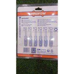 Bộ 6 Tua Vít Đầu Lục Giác WSS24T6 - Dụng Cụ Vặn Ốc Chất Lượng, Thiết Kế Mới, Kích Thước 5-10mm, Thân Tròn, Đóng Gói Vỉ Đôi