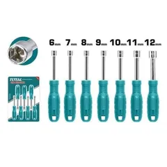 Bộ tuốc nơ vít đầu tán 7 chi tiết 6-12mm Total TNSS0701 - Dụng cụ tiện ích chất lượng cao từ Trung Quốc