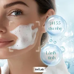 Gel Rửa Mặt Giảm Mụn & Dưỡng Ẩm InniLab Acne Shield Cleanse Gel 86g - Sữa Rửa Mặt Chuyên Dụng Cho Da Dầu Mụn