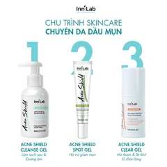 Gel Rửa Mặt Giảm Mụn & Dưỡng Ẩm InniLab Acne Shield Cleanse Gel 86g - Sữa Rửa Mặt Chuyên Dụng Cho Da Dầu Mụn