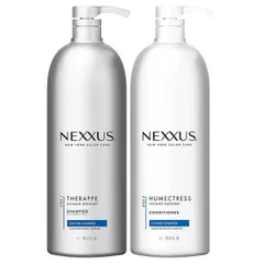 Combo Gội Xả Nexxus Ultimate Moisture Protein Fusion 2 X1L - Chăm sóc tóc khô xơ, phục hồi độ ẩm và sức sống tự nhiên