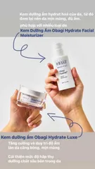 Kem Dưỡng Ẩm OBAGI Hydrate Facial Moisturizer 48g – Giải Pháp Cấp Ẩm Sang Trọng, Đem Lại Làn Da Mịn Màng, Rạng Rỡ Cho Mọi Loại Da