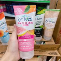Sữa Rửa Mặt Tẩy Tế Bào Chết St Ives Acne Control Hương Chanh Đào 170g - Sạch Sâu, Ngăn Ngừa Mụn, Cho Làn Da Tươi Mát