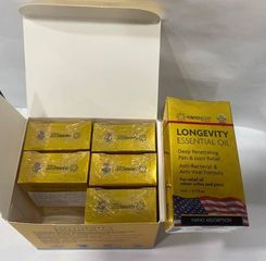 Dầu lăn vàng longevity essential oil 21ml (dầu cô Hằng giới thiệu)