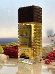 Dầu Gió Vàng Nanogize Longevity 21ml - Chai Lăn Giảm Đau Cổ, Khớp, Tăng Cường Tuần Hoàn - Hỗn Hợp Tinh Dầu Mỹ Chính Hãng