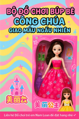 Đồ chơi búp bê công chúa xinh đẹp 6608 cho trẻ từ 3 tuổi - Mẫu ngẫu nhiên, chất liệu an toàn, thiết kế sống động, khuyến khích sáng tạo