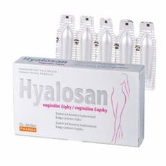 Viên Đặt Hyalosan Hỗ Trợ Làm Ẩm và Khôi Phục Biểu Mô Phụ Nữ - Hộp 10 Viên Cao Cấp Từ Dr Muller Pharma