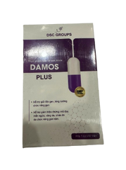 Viên uống Damos hỗ trợ tăng cường chức năng gan - Giải độc gan, thanh nhiệt, cải thiện viêm da cơ địa, hộp 60 viên.