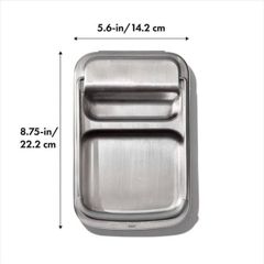Giá Để Vung Nồi và Dụng Cụ Nấu Ăn 2 Trong 1 OXO - Thép Không Gỉ, Tiện Ích Cho Bếp Gọn Gàng, An Toàn Và Đẹp Mắt