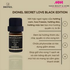 Nước Hoa Vùng Kín Dionel Secret Love 5ml - Hương Thơm Nhẹ Nhàng Dành Cho Mọi Loại Da - Sản Phẩm Chăm Sóc Cá Nhân Hàn Quốc