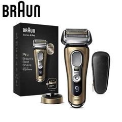 Máy Cạo Râu Điện Braun Series 9 Pro+ 9519s - Công Nghệ Cạo Chính Xác - Chống Nước, Pin 60 Phút - Sản Xuất Tại Đức
