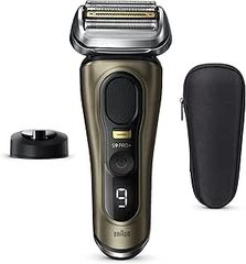 Máy Cạo Râu Điện Braun Series 9 Pro+ 9519s - Công Nghệ Cạo Chính Xác - Chống Nước, Pin 60 Phút - Sản Xuất Tại Đức