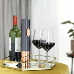 Bộ dụng cụ mở rượu vang điện Cuisinart màu đồng sang trọng - Quà tặng hoàn hảo cho tín đồ rượu vang, dễ sử dụng, nhiều tính năng