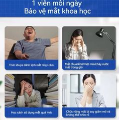 Viên uống bổ mắt Lutein 20MG 120 viên - Bảo vệ sức khỏe thị lực, hỗ trợ chống mỏi mắt cho người làm việc lâu với màn hình