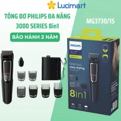 Tông đơ Philips All-in-One Trimmer Series 3000 đa năng, giúp cắt tỉa râu, tóc, lông mũi