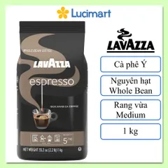 Cà phê Ý Lavazza Espresso Italiano nguyên hạt Whole Bean gói 1kg [Hàng Mỹ]