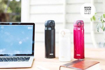 Bình giữ nhiệt Thermos 500ml Nhật Bản - Giữ nóng/lạnh lâu bền, chất liệu thép không gỉ cao cấp, thiết kế tiện lợi, dễ dàng vệ sinh
