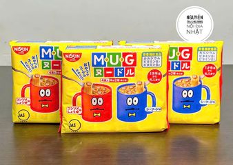 Mì Mug Nissin Nhật Bản 96g cho bé ăn dặm - Dinh dưỡng tự nhiên, dễ chế biến, hương vị thơm ngon cho trẻ nhỏ