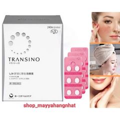Viên uống Transino 240 viên Chính Hãng Nhật Bản - Hỗ trợ làm sáng da, giảm nám và tàn nhang hiệu quả từ Daiichi Sankyo