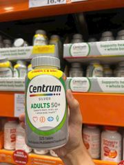 Vitamin Tổng Hợp Centrum Silver 50+ - Hỗ Trợ Sức Khỏe Người Trên 50 Tuổi, 325 Viên (Mỹ) - Tim Mạch, Trí Não, Thị Lực, Miễn Dịch