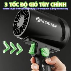 Máy Thổi Bụi Cầm Tay Booster Boluojun TF-64C - Pin Sạc 4000mAh, Công Suất 600W, Đèn LED Tiện Lợi, Vệ Sinh Toàn Diện Cho Gia Đình và Ô Tô