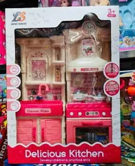 Bộ đồ chơi nấu ăn Hello Kitty Delicious - Đồ chơi nhà bếp có đèn và âm thanh cho trẻ em - Sáng tạo và vui nhộn