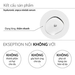 Tinh Chất Ekseption Hyaluronic ZnPCA Giảm Mụn & B5 Mixlab 75ML - Serum Phục Hồi Da Nhạy Cảm, Chống Viêm, Cung Cấp Độ Ẩm Tối Ưu