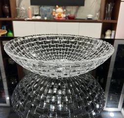 Đĩa Pha Lê 30cm Nachtmann Bossa Nova - Đế Xoay Sang Trọng, Thích Hợp Bày Bánh Kẹo, Hoa Quả, Tiệc Trà