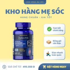 Viên Uống Bổ Khớp Puritan’s Pride Advanced Glucosamine, Chon-droi-tin(Sụn vi cá), MSM & D3 – 160 Viên (Mỹ) - MẸ SÓC