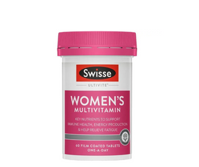 Viên Uống Swisse Women’s Multivitamin 60 Viên - Bổ Sung Vitamin và Khoáng Chất Cho Phụ Nữ - Hỗ Trợ Năng Lượng, Làm Đẹp, Sức Khỏe