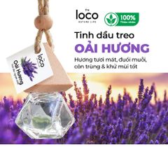 Tinh Dầu Oải Hương The Loco Home 8ml - Tinh Dầu Treo Xe Hơi, Tủ Quần Áo, Thư Giãn Tâm Hồn, Hương Thơm Tự Nhiên Chất Lượng Cao