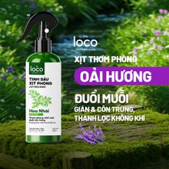Xịt Thơm Phòng Tinh Dầu Sả Chanh - Khử Mùi, Đuổi Muỗi, Côn Trùng, Kháng Khuẩn, Dung Tích 260ml - Sản Phẩm Tự Nhiên An Toàn cho Gia Đình