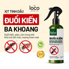 Chai Xịt Đuổi Kiến The Loco 280ml - Giải Pháp Đuổi Côn Trùng Tự Nhiên An Toàn, Đuổi Kiến, Gián, Muỗi Hiệu Quả