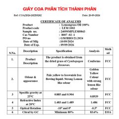 Tinh Dầu Sả Chanh The Loco Home 8ml - Tinh Dầu Treo Xe, Tủ Quần Áo, Khử Mùi, Tinh Khiết Từ Thiên Nhiên