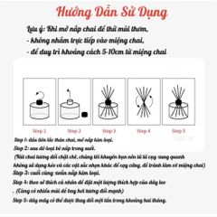 Tinh Dầu Thơm Phòng Cao Cấp - Nước Hoa Thiên Nhiên Khuếch Tán Que Gỗ Khử Mùi Không Khí, Hương Thơm Lưu Giữ 1 Tháng