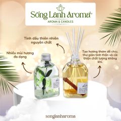 Tinh Dầu Thơm Phòng Cao Cấp - Khử Mùi Tự Nhiên 100ml, Que Khuếch Tán Dễ Dàng, Mùi Ngọt Nhẹ Phù Hợp Nam Nữ, An Toàn Và Tiện Lợi