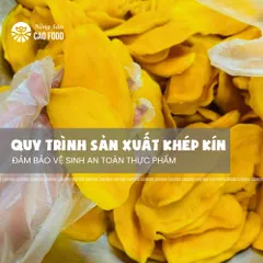 Xoài Sấy Dẻo CAOFOOD 500g - 100% Xoài Tươi, Không Đường, Vị Chua Ngọt Tự Nhiên, Món Ăn Vặt Lành Mạnh, Thực Phẩm Dinh Dưỡng Việt Nam