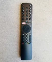 Điều khiển Remote giọng nói VOICE TIVI XIAOMI DÀI 1 nút trắng PHÍM ÊM NHẠY HÀNG MỚI+TẶNG PIN