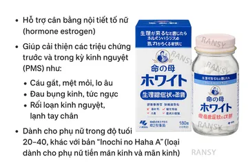 Viên uống Kobayashi 360 viên - Thực phẩm chức năng hỗ trợ cân bằng nội tiết tố nữ và điều hòa kinh nguyệt - Sản phẩm Nhật Bản