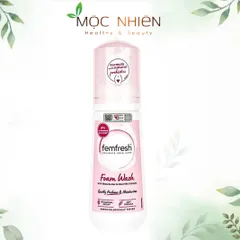 Gel Tắm Vệ Sinh Phụ Nữ Femfresh Foam Wash Bơ Shea & Sữa Yến Mạch 150ml - Dưỡng ẩm, Cân bằng pH, Thân thiện với vi sinh vật