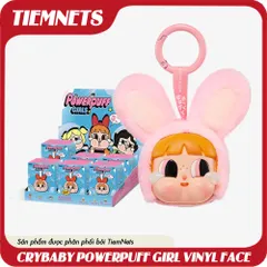 Móc Khóa Crybaby - Hộp Blind Box Nhân Vật Powerpuff Girls Ngẫu Nhiên, Quà Tặng Dễ Thương Cho Fan Bộ Phim Hoạt Hình