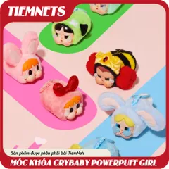 Móc Khóa Crybaby - Hộp Blind Box Nhân Vật Powerpuff Girls Ngẫu Nhiên, Quà Tặng Dễ Thương Cho Fan Bộ Phim Hoạt Hình