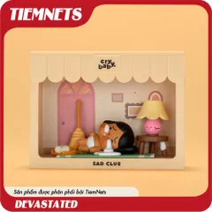 Bộ Mô Hình Blind Box Crybaby Sad Club - 9 Nhân Vật Độc Đáo, Bao Gồm Thông Điệp Xuyên Thấu, Đồ Chơi PVC/ABS cao cấp