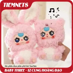 MÔ HÌNH BLIND BOX BABY THREE 12 CON GIÁP PLUSH DOLL - CHÍNH HÃNG DOUMI