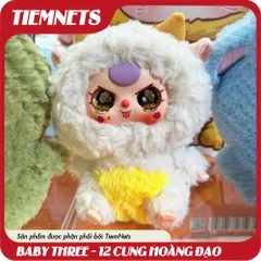 MÔ HÌNH BLIND BOX BABY THREE 12 CON GIÁP PLUSH DOLL - CHÍNH HÃNG DOUMI