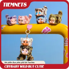 MÔ HÌNH BLIND BOX CRYBABY WILD BUT CUTIE - VINYL PLUSH PENDANT