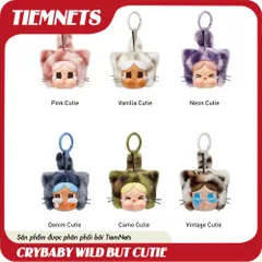 MÔ HÌNH BLIND BOX CRYBABY WILD BUT CUTIE - VINYL PLUSH PENDANT
